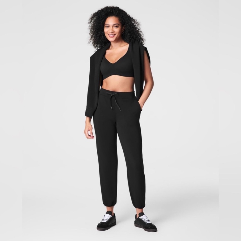 SPANX Air Essentials Black Drawstring Jogger Pants - image 2